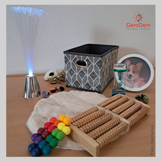 AROUSAL BALANCE BOX: Herramienta sensorial para regular emociones en personas mayores con demencia.